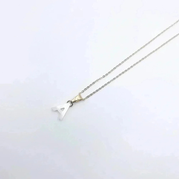 Letter Necklace | Minimalist Jewelry | - Picture 1 of 4